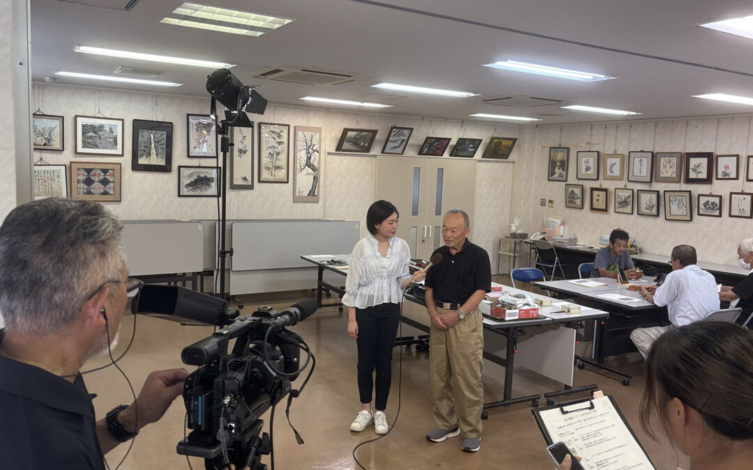 電子工作夢サロンがRNCの取材を受けました。